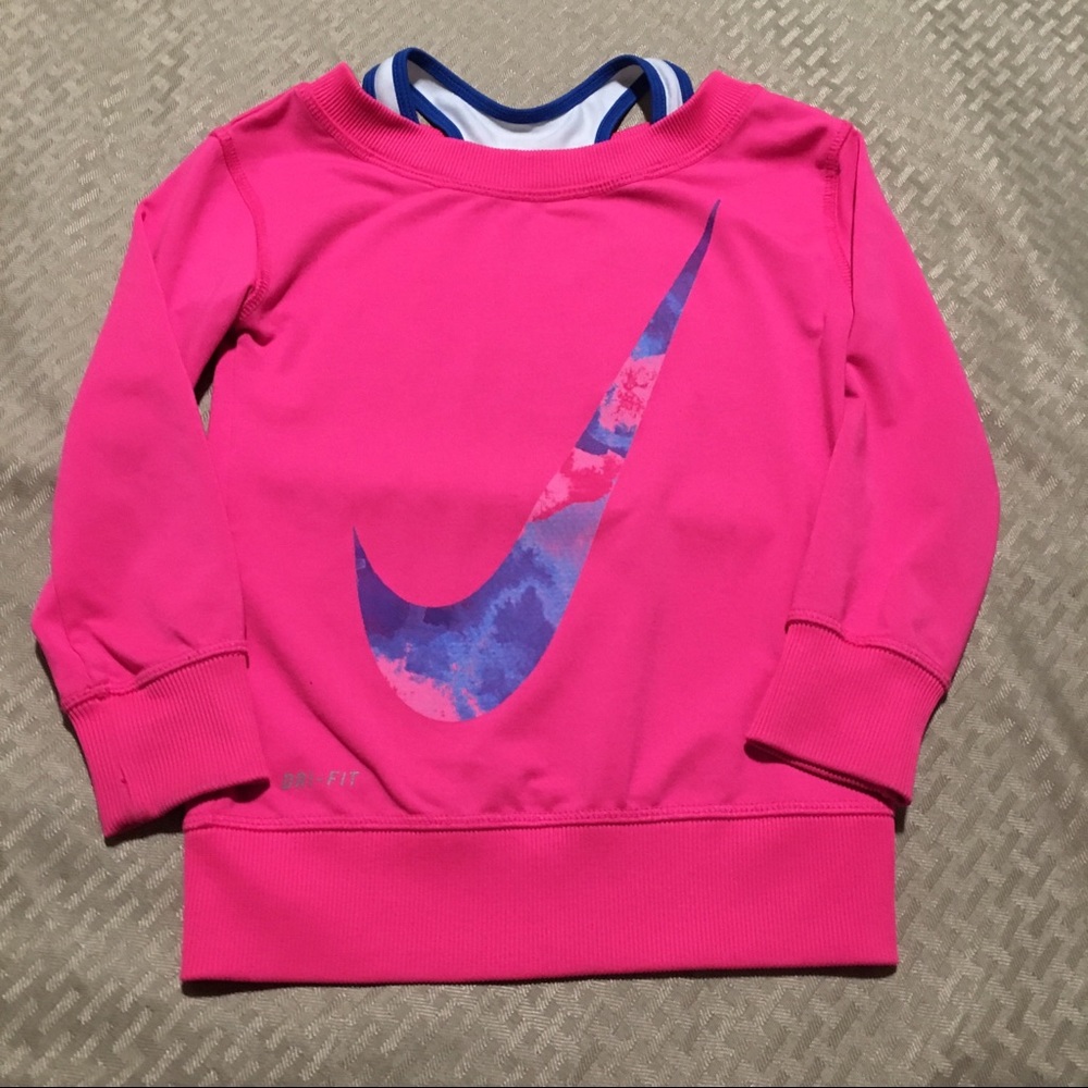 Girls 3t pink Nike top